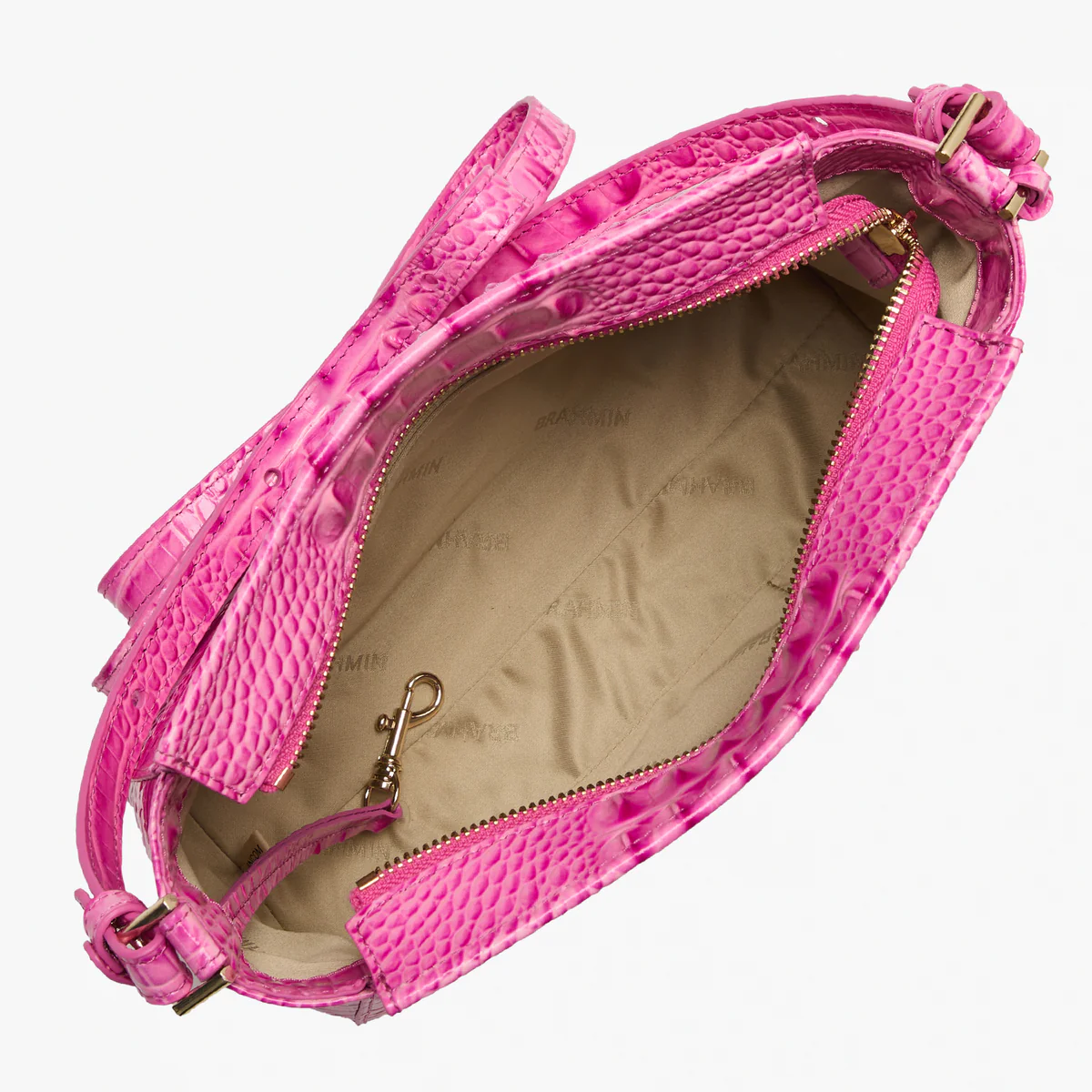Brahmin Melbourne Collection Hillary Crossbody, Candy Pink