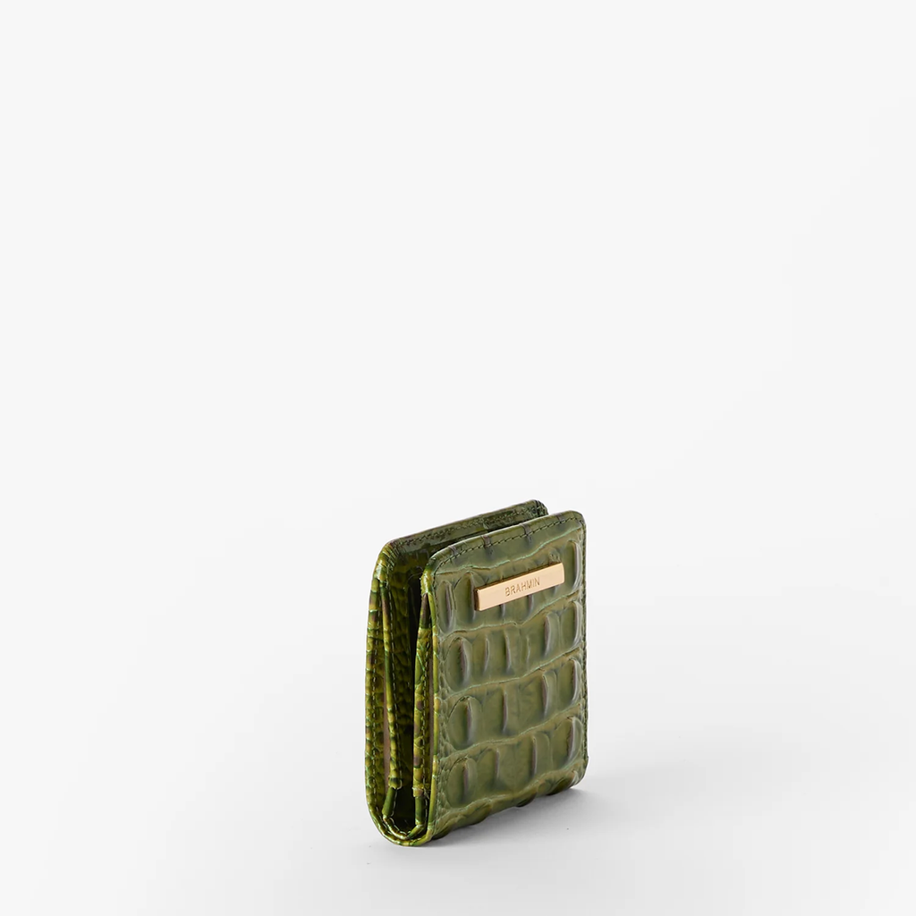 Brahmin Melbourne Collection Jane Wallet, Olive Ombre
