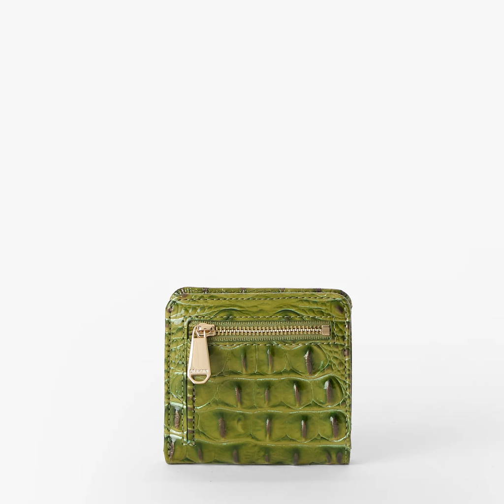 Brahmin Melbourne Collection Jane Wallet, Olive Ombre