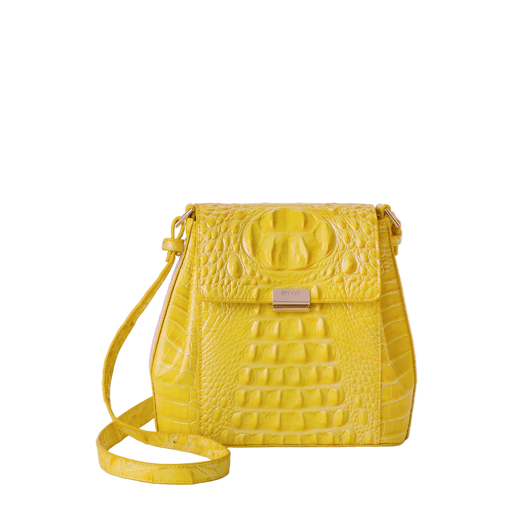 Brahmin Melbourne Collection Margo Crossbody, Vivid Yellow