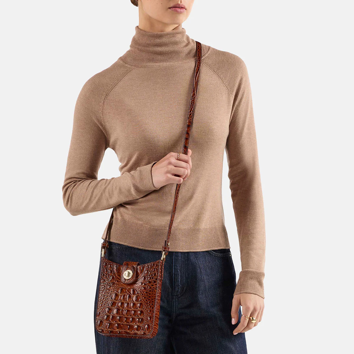 Brahmin Melbourne Collection Marley Crossbody, Driftwood