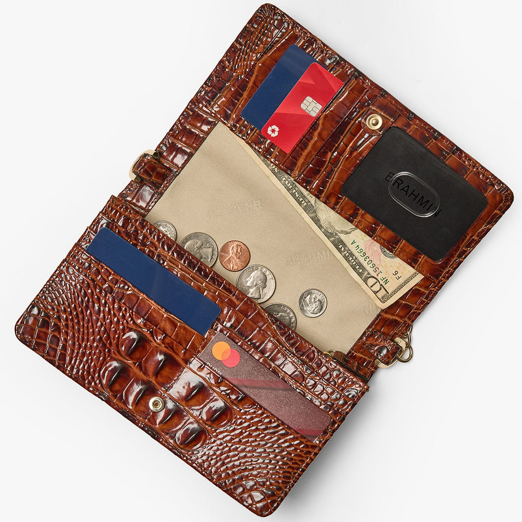 Brahmin Melbourne Collection Minuette Crossbody, Red Opal