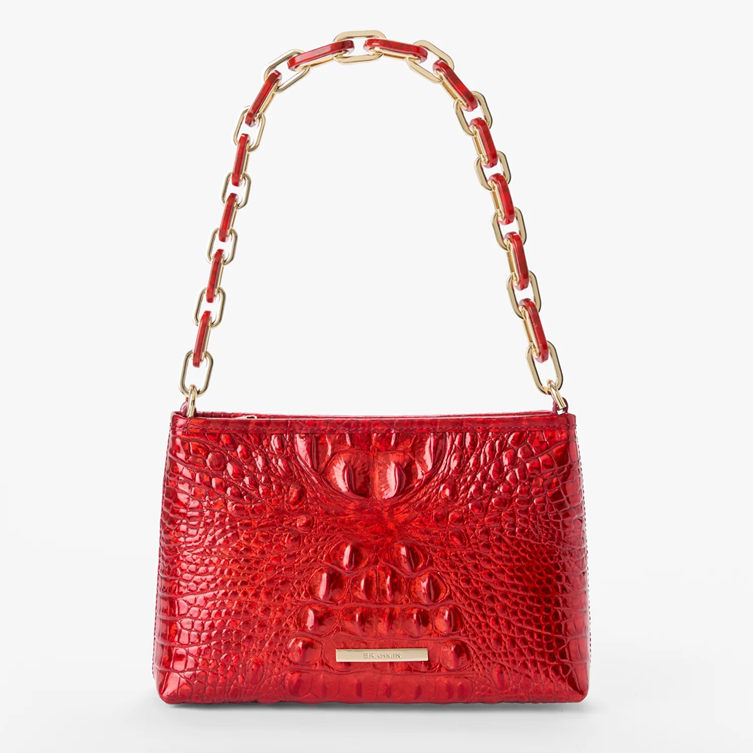 Brahmin Melbourne Collection Mod Lorelei Shoulder Bag, Red Opal