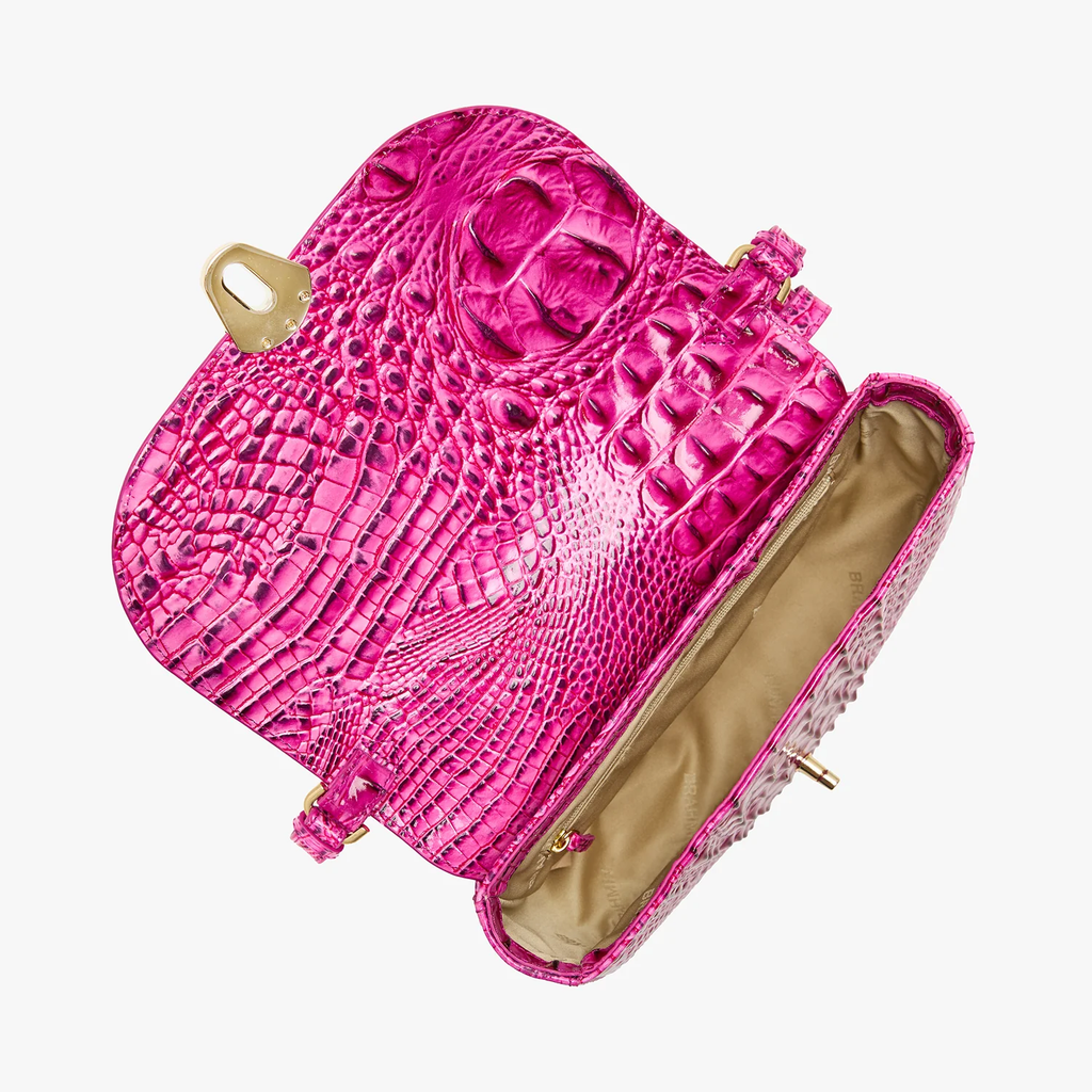 Brahmin Melbourne Collection Portia Crossbody, Electric Fuchsia