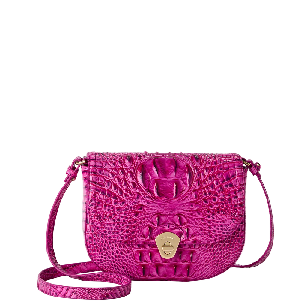Brahmin Melbourne Collection Portia Crossbody, Electric Fuchsia