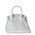 Brahmin Melbourne Collection Rosetta Satchel, Chrome Estonia