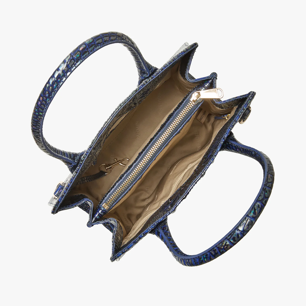 Brahmin Melbourne Collection Rosetta Satchel, Royal Blue