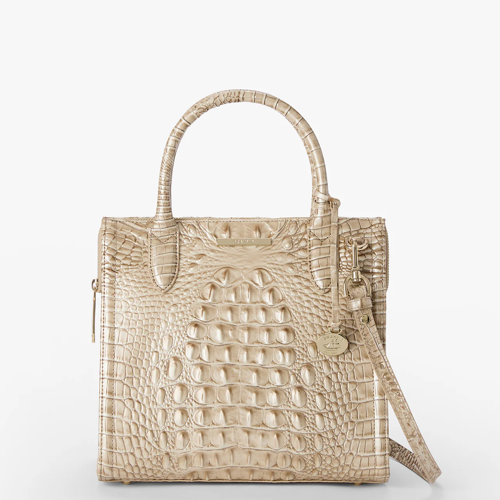 Brahmin Melbourne Collection Small Caroline Satchel, Wind Chime