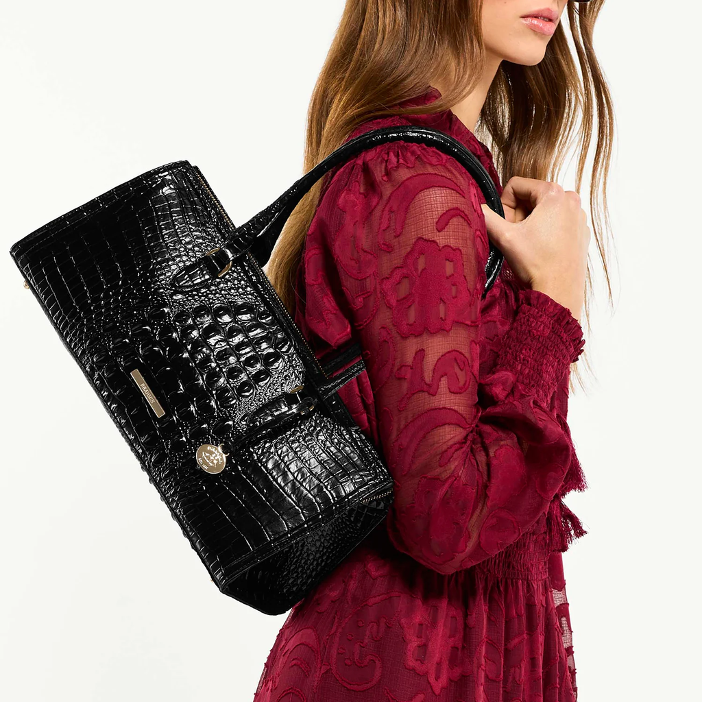 Brahmin Melbourne Collection Sophia Satchel, Royal Blue