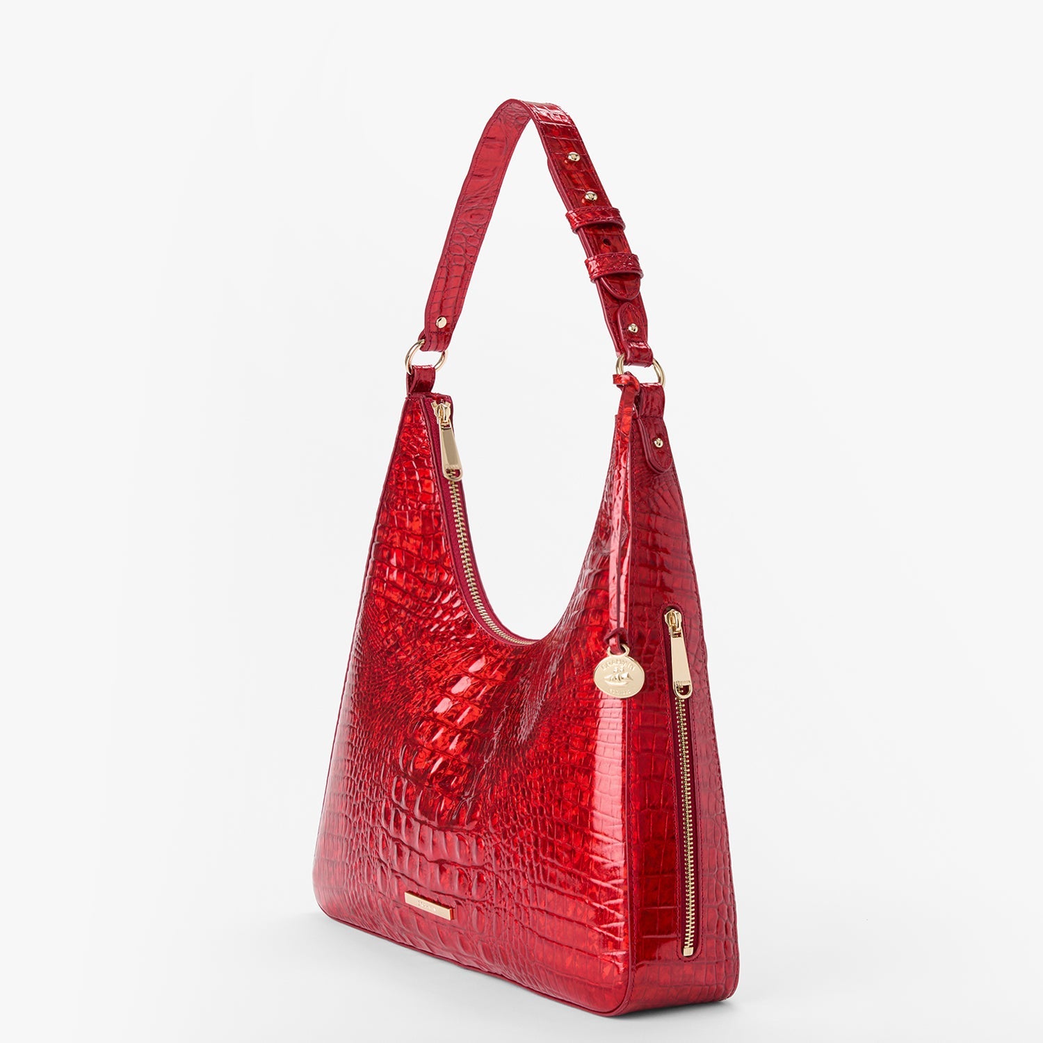 Brahmin Melbourne Collection Tabitha Shoulder Bag, Red Opal