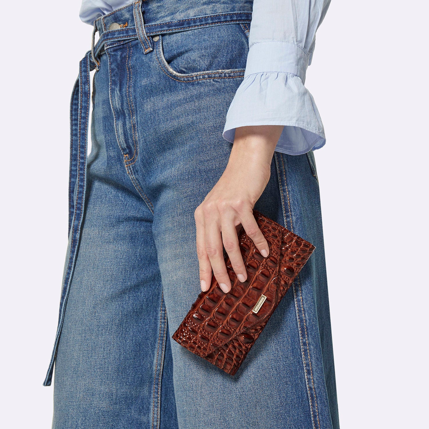 Brahmin Melbourne Collection Veronica Red Opal