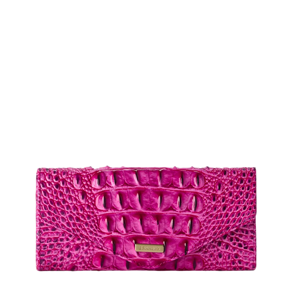 Brahmin Melbourne Collection Veronica Wallet, Electric Fuchsia