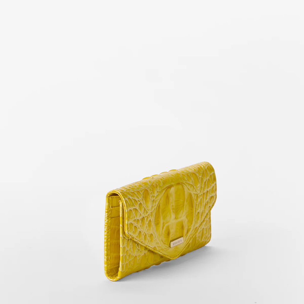 Brahmin Melbourne Collection Veronica Wallet, Vivid Yellow
