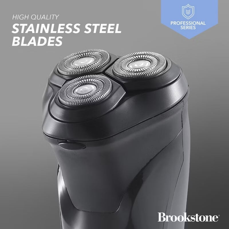 Brookstone 3 Head Flex Rotary Shaver