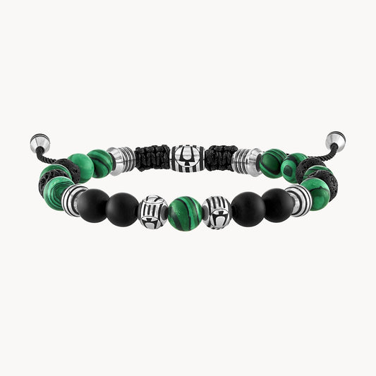 Bulova Malachite Bolo Bracelet