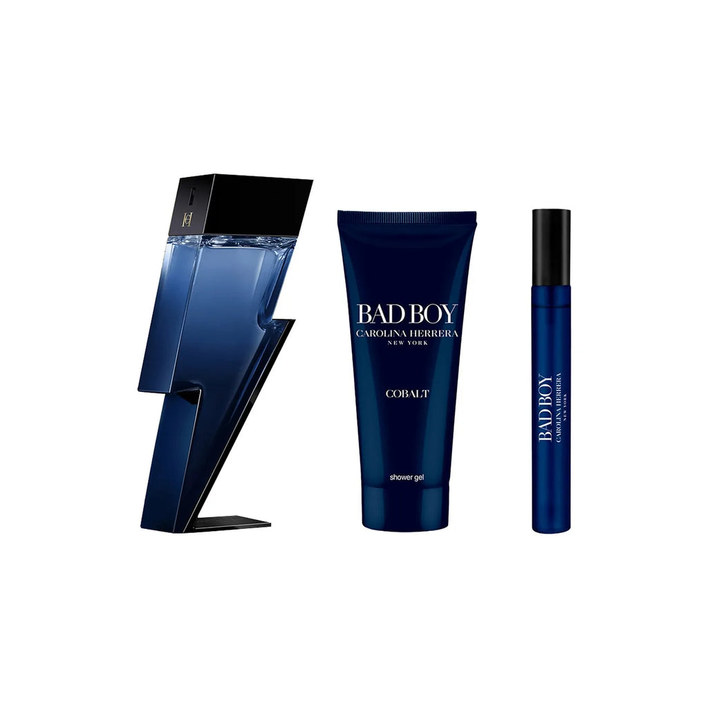 CAROLINA HERRERA - Bad Boy Cobalt Electrique 3 Piece Gift Set
