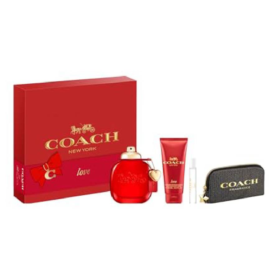 COACH - Set de regalo de 3 piezas Love 