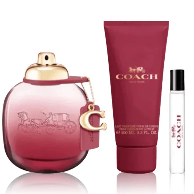 COACH - Wild Rose 3 Piece Gift Set
