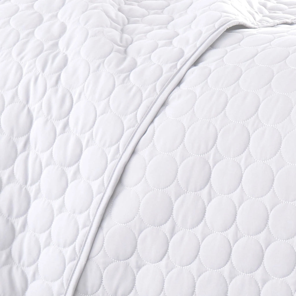 Circles Classic Quilt Set, Taupe