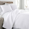 Circles Classic Quilt Set, Taupe