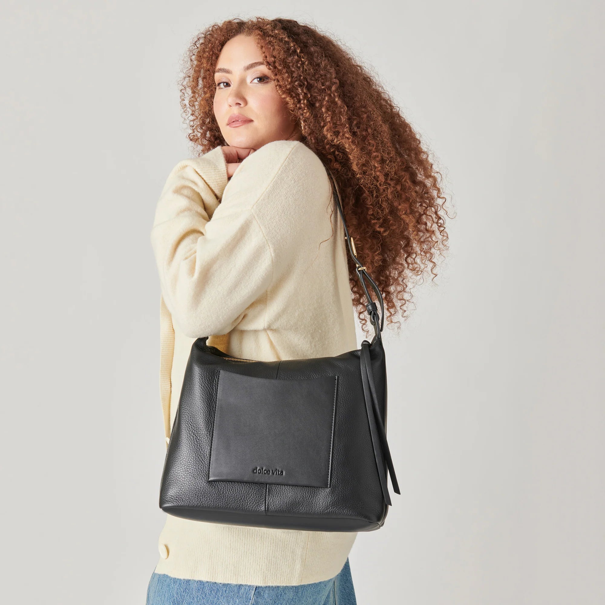 Dolce Vita Hana Shoulder Bag, Black