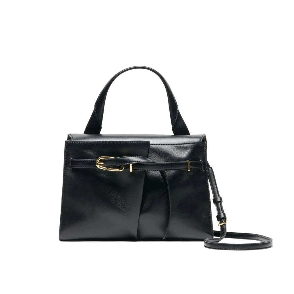 Dolce Vita Borgo Leather Satchel, Black