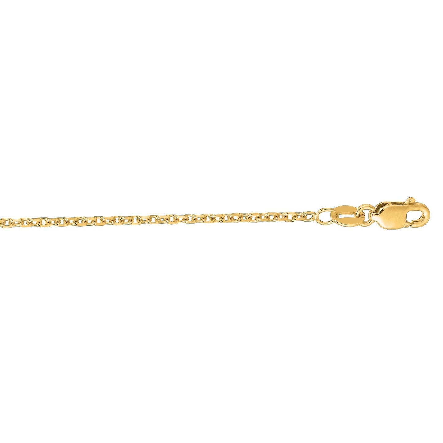 Diamond Cut Cable Chain, 1.1mm