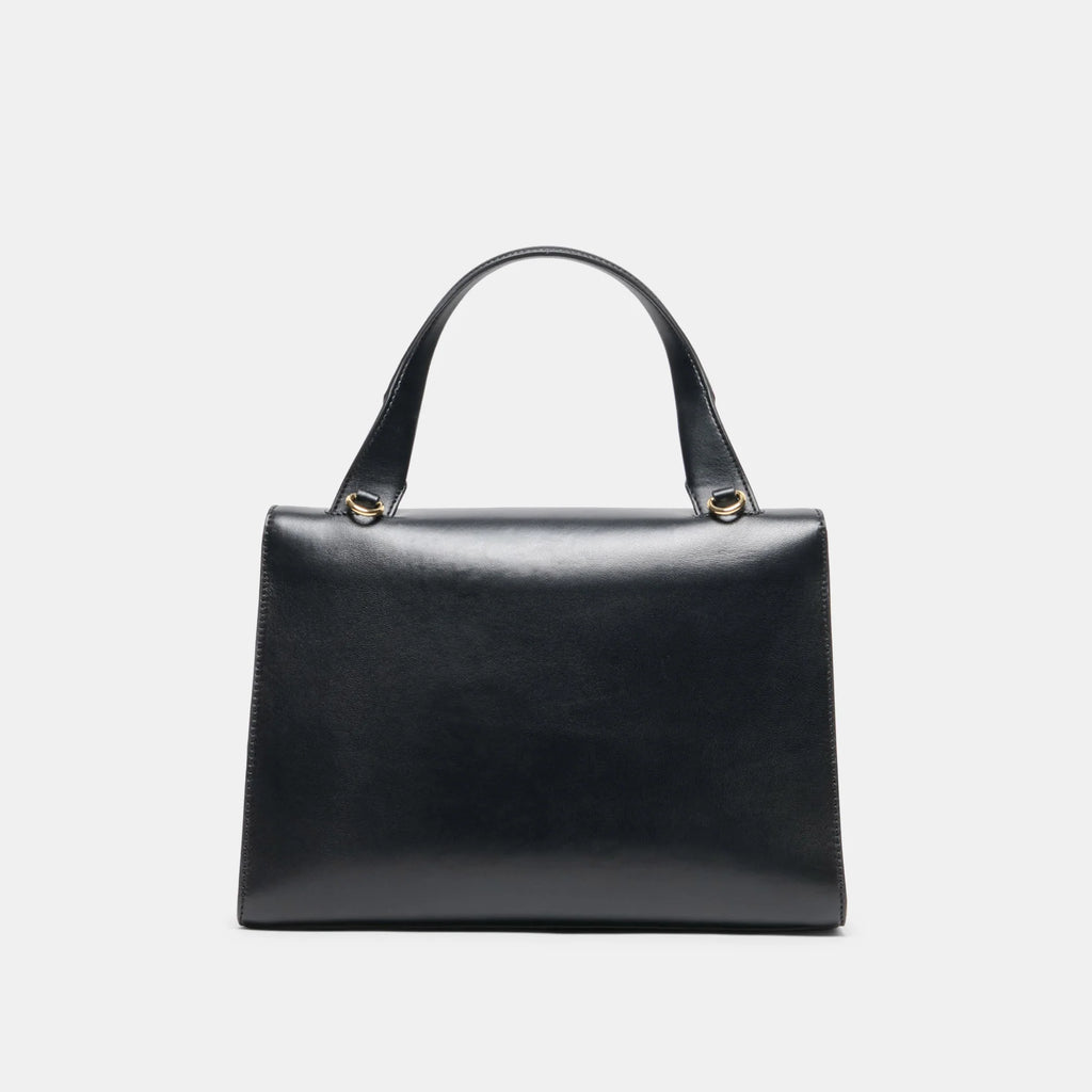 Dolce Vita Borgo Leather Satchel, Black