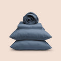 Dr. Weil Blended Linen Sheets, Catalina Blue