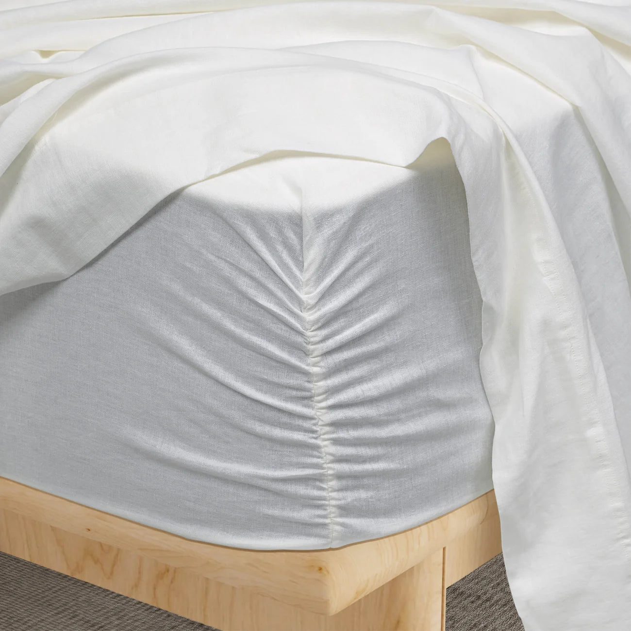 Dr. Weil Blended Linen Sheets, White