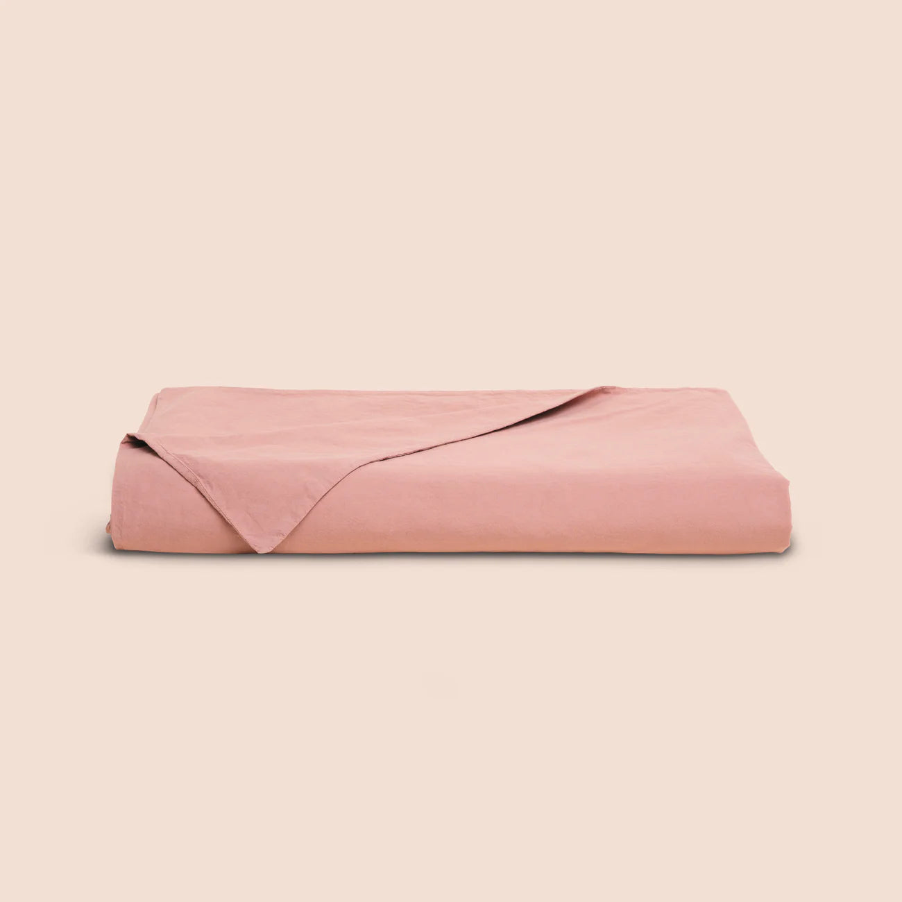 Dr. Weil Garment Washed Percale Duvet Cover, Pink Sandstone