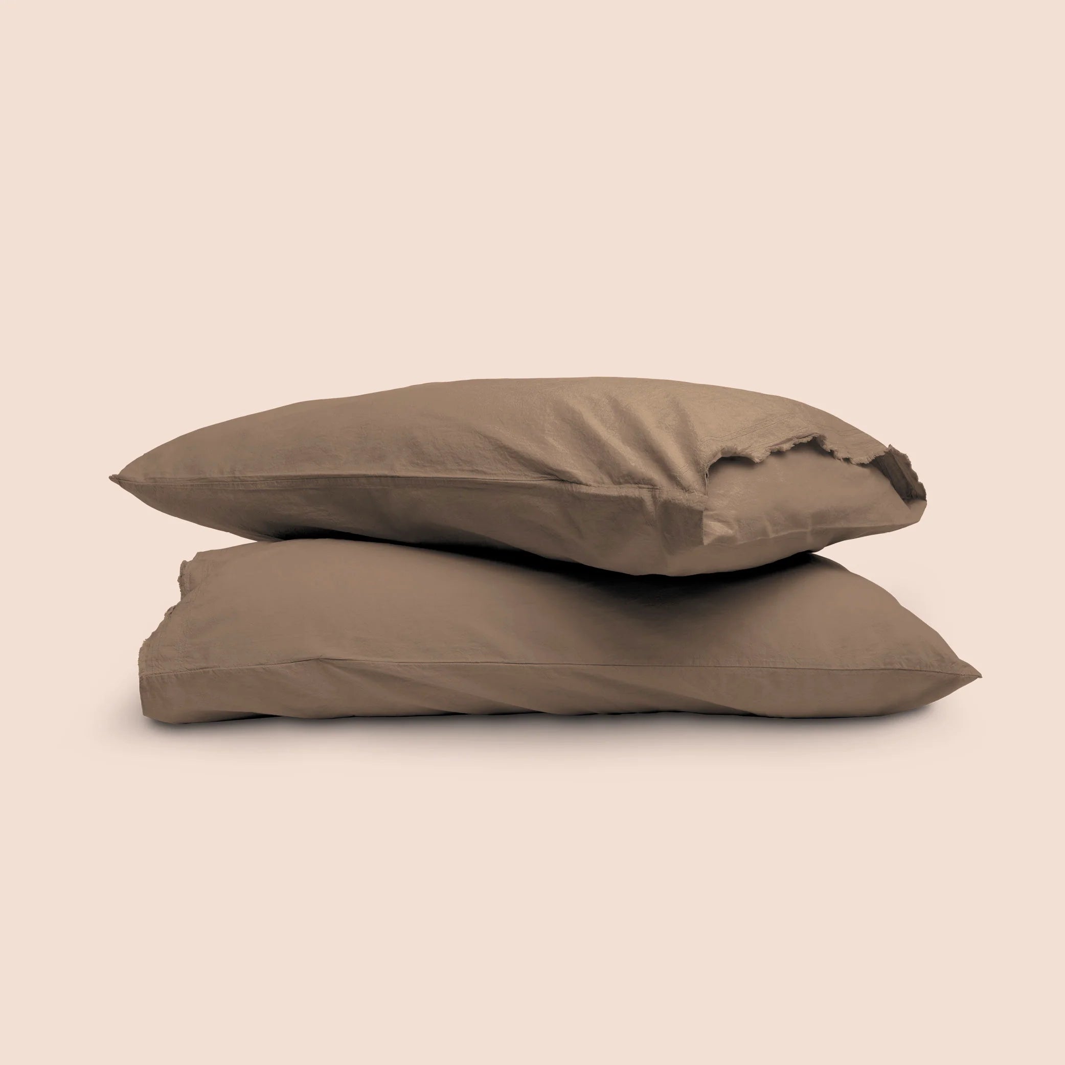 Dr. Weil Garment Washed Percale Sheets, Desert Sand