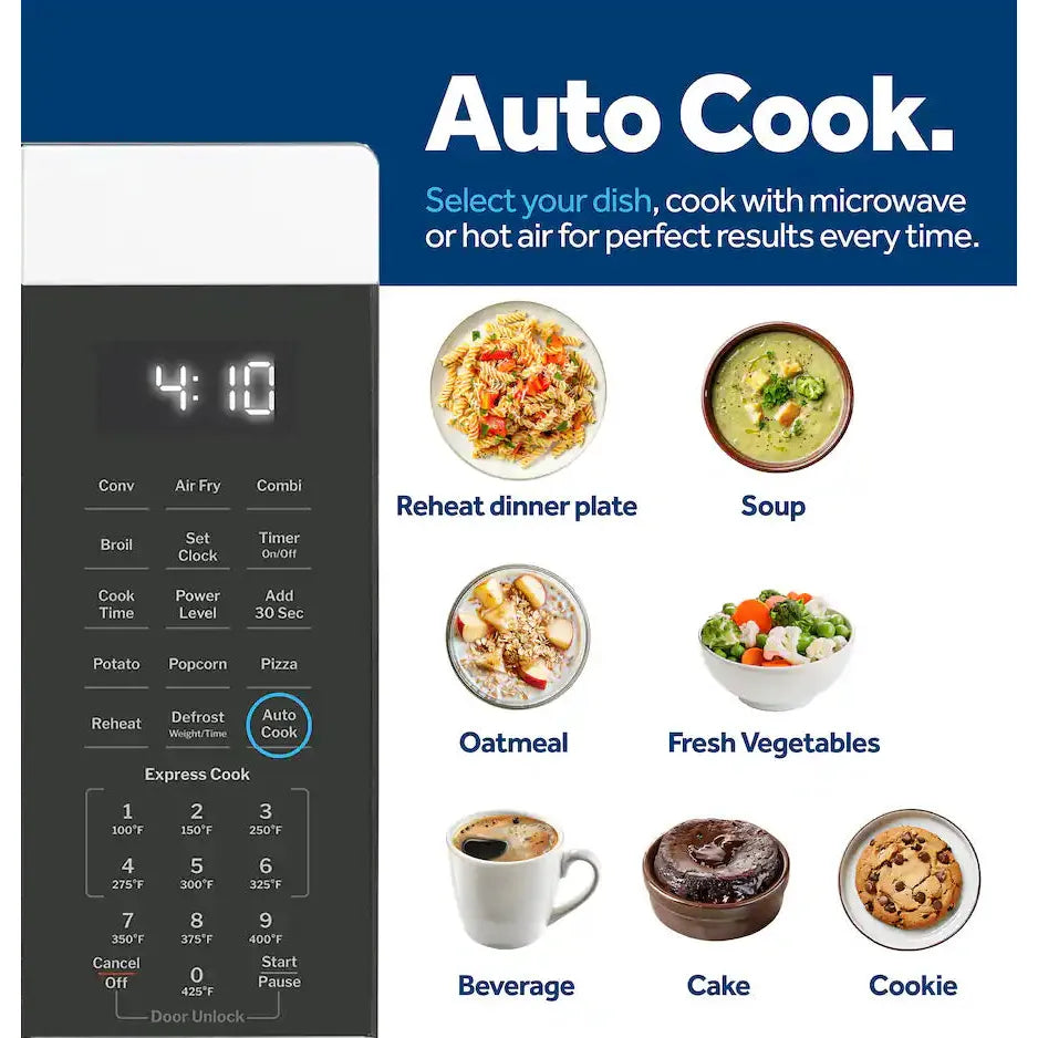 GE Convection Microwave with Air Fry, Stainless Steel