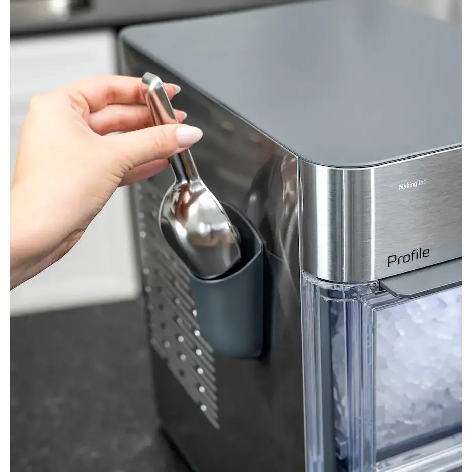 GE Profile Opal 2.0 Ultra Nugget Ice Maker, Stainless Steel
