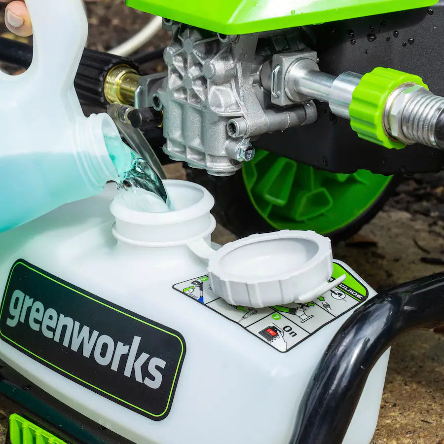 Greenworks Electric Pressure Washer up to 1900 PSI at 1.2 GPM, Green