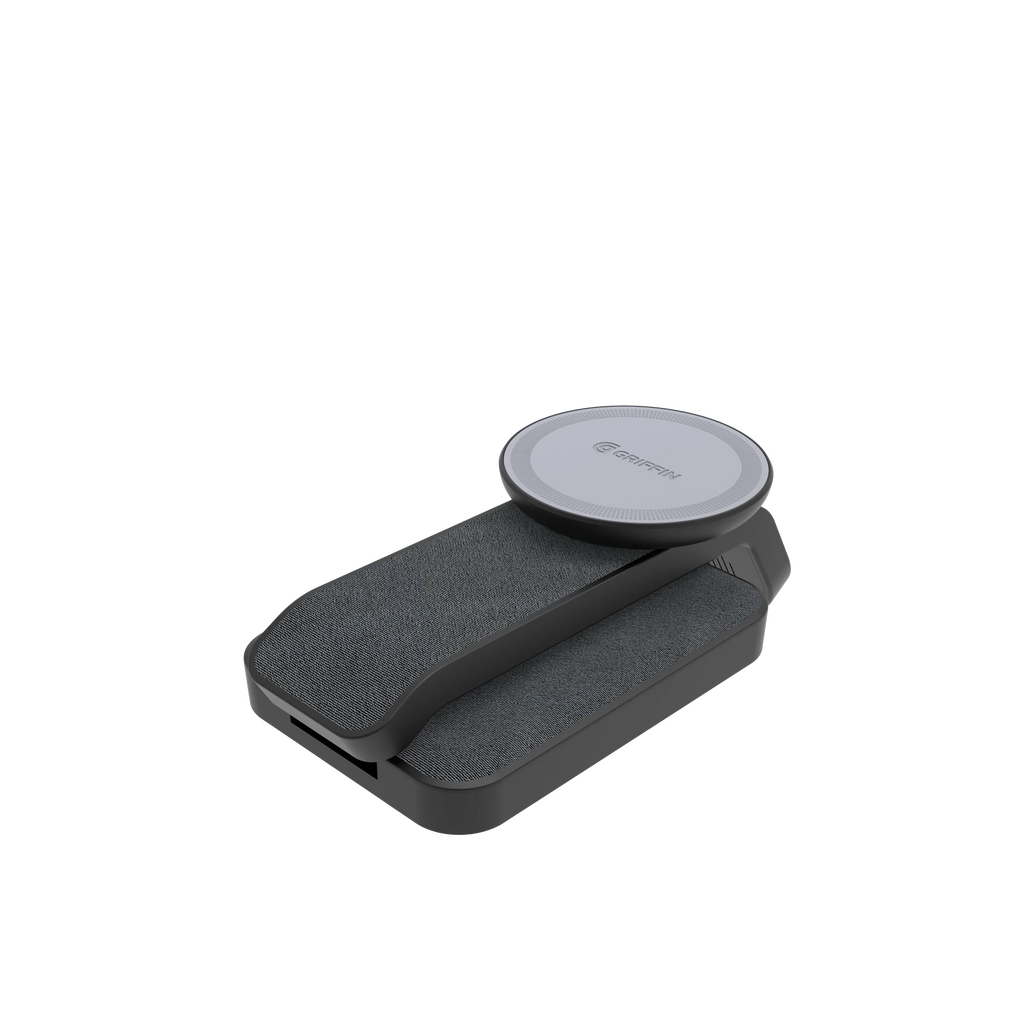 Griffin 3-in-1 Foldable Wireless Charger, Black