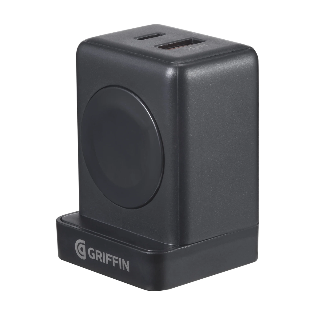 Griffin PowerBlock 20W Wall Charger with SmartWatch Wireless Charging