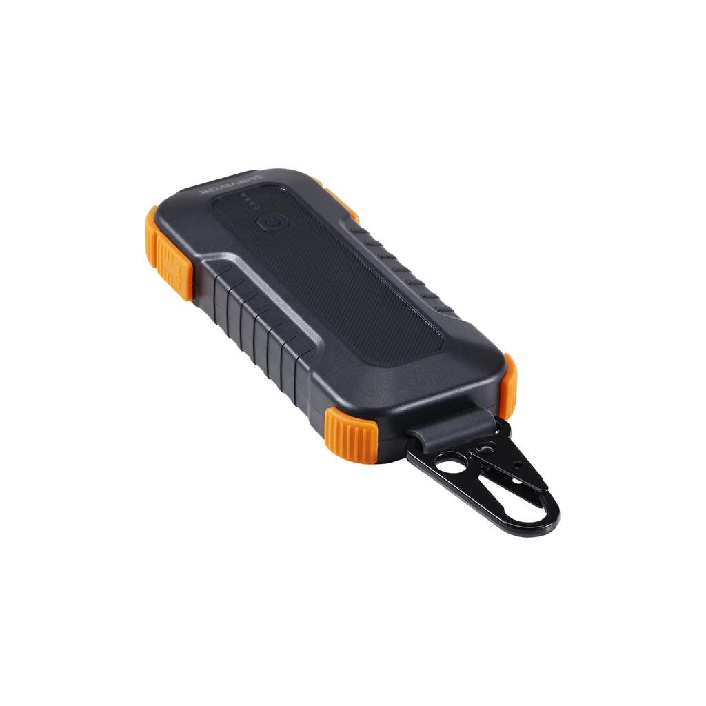 Griffin Survivor Rugged Power Bank with Flashlight, Orange / Black