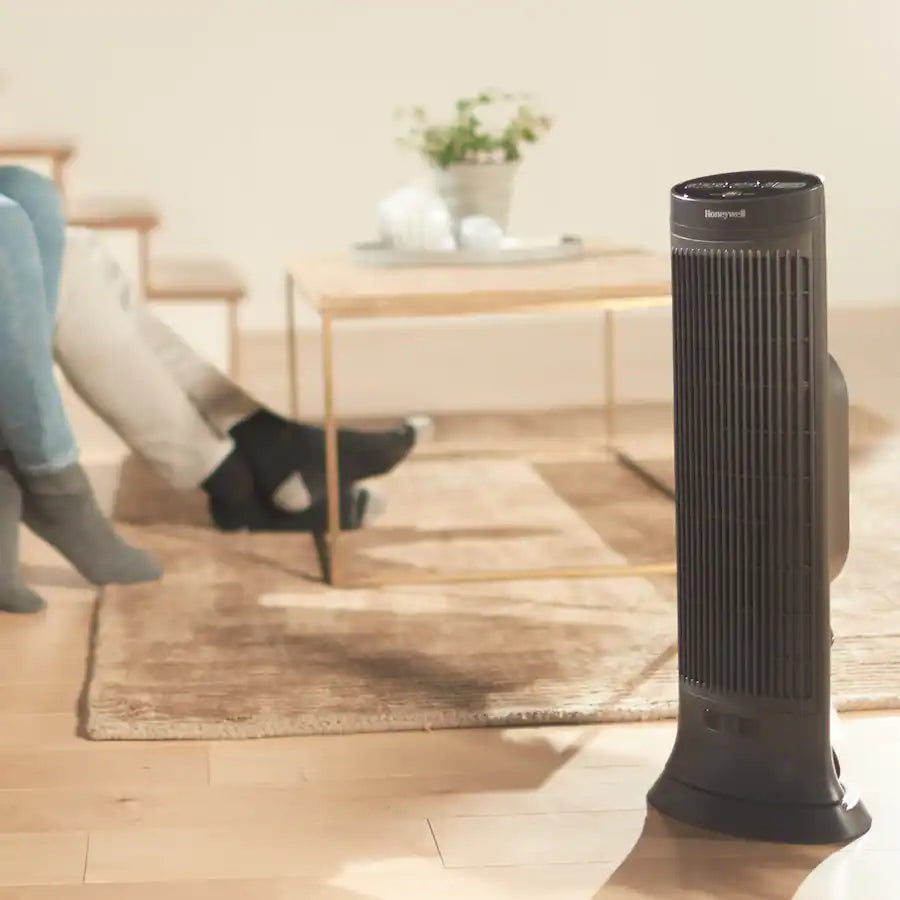 Honeywell Ceramic Tower Heater, Slate Gray