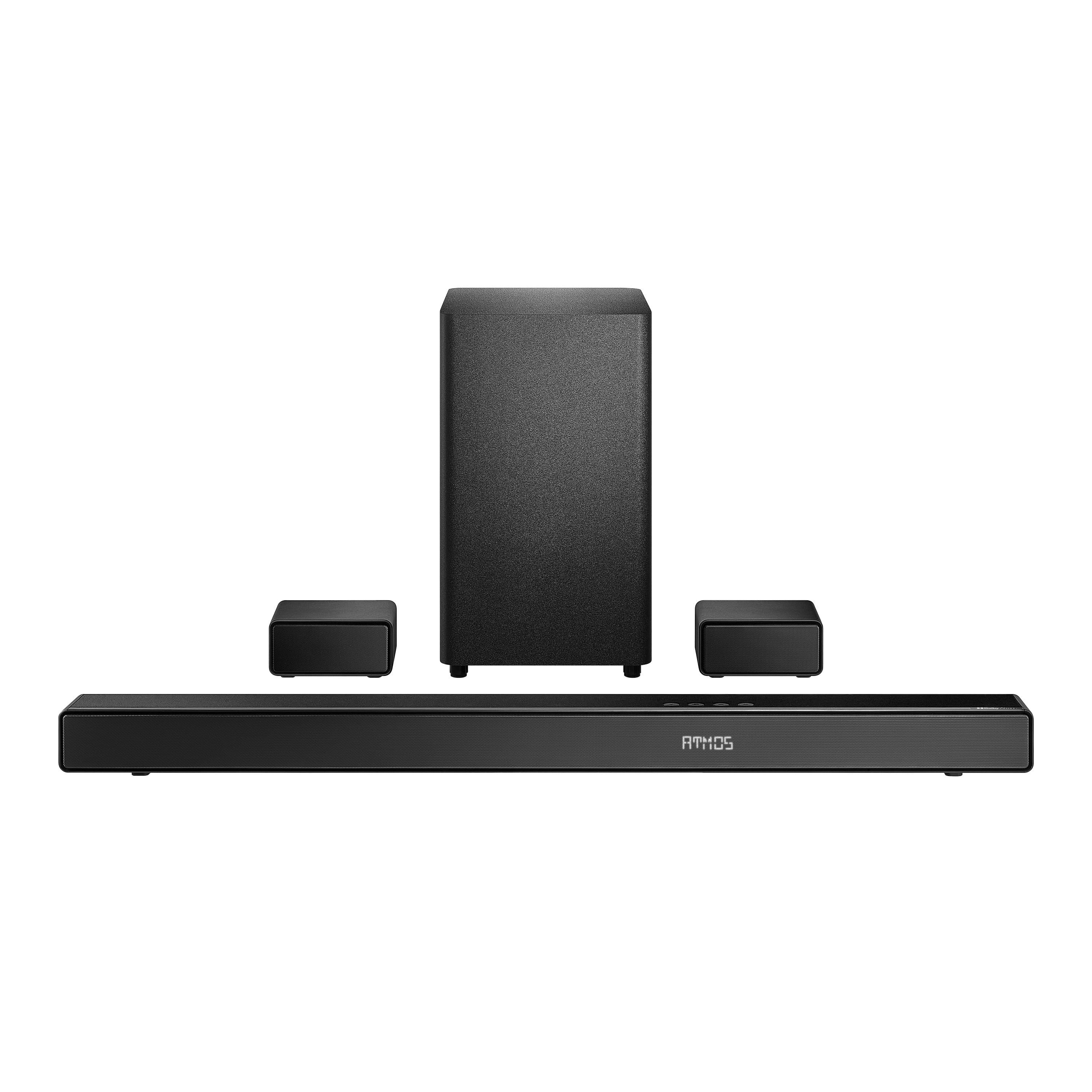 Insignia 5.1.2 Channel Home Theater Soundbar, Black