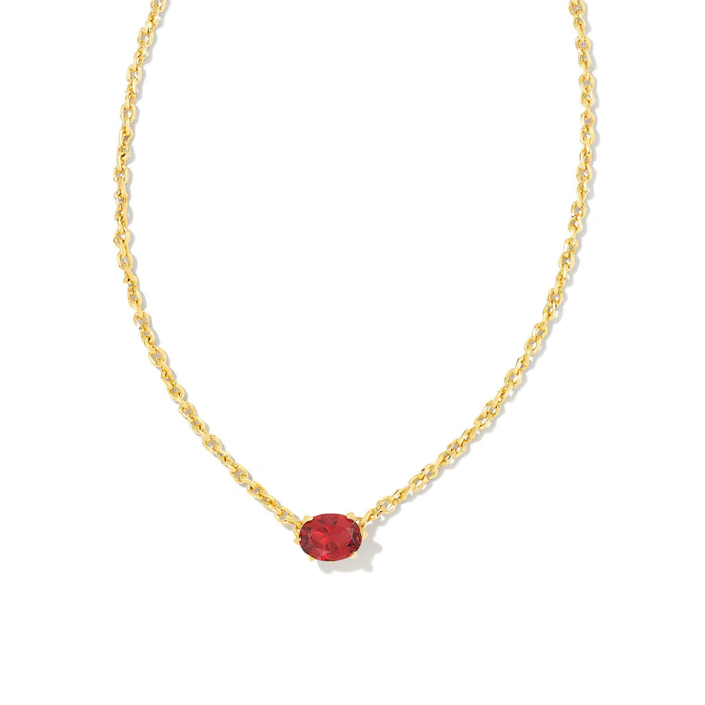 Kendra Scott Cailin Burgundy CZ Birthstone Gift Set