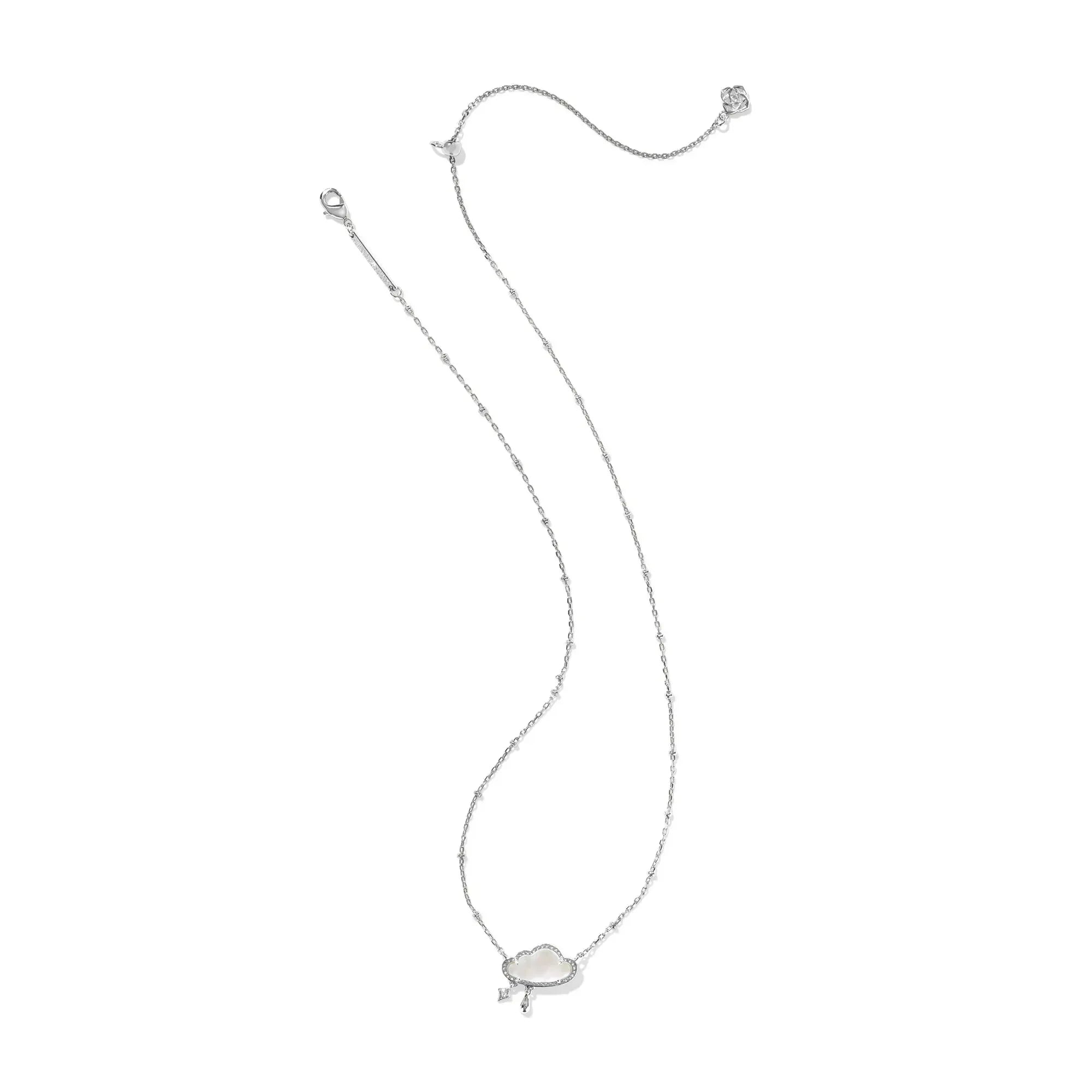 Kendra Scott Celeste Cloud Necklace, Silver