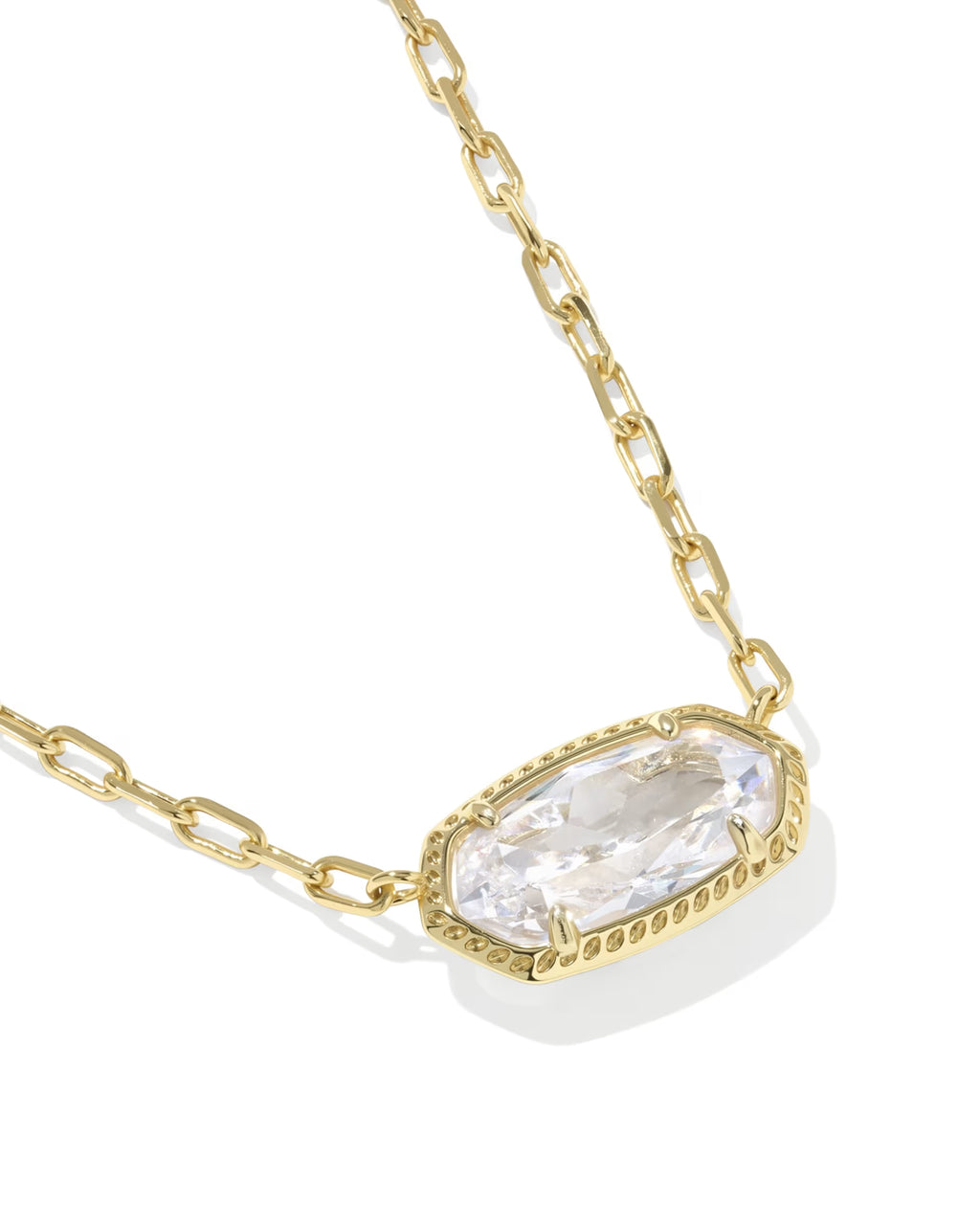 Kendra Scott Elisa Luxe Necklace, White CZ