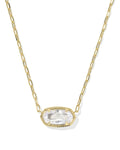 Kendra Scott Elisa Luxe Necklace, White CZ