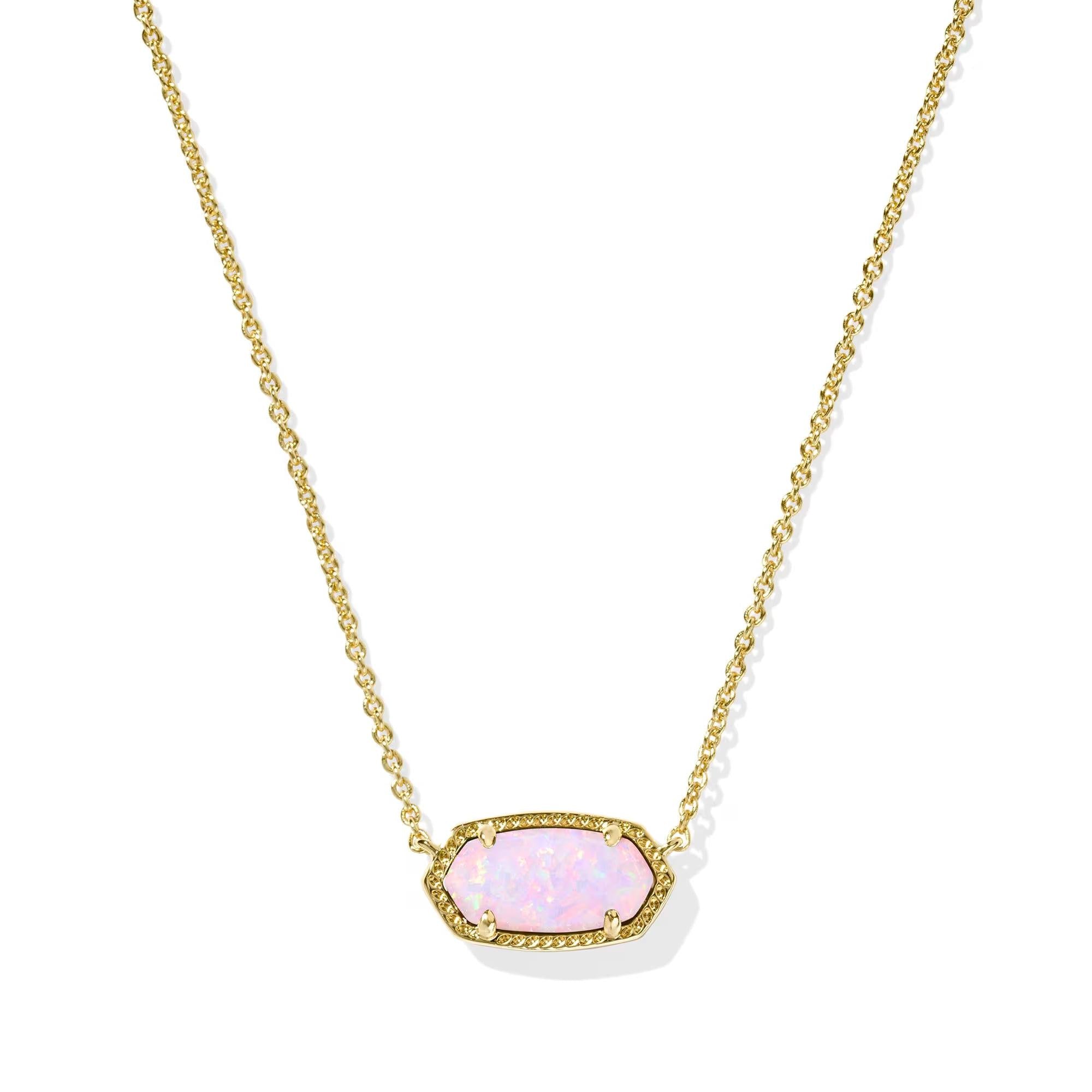 Kendra Scott Elisa Necklace, Blush Pink Opal