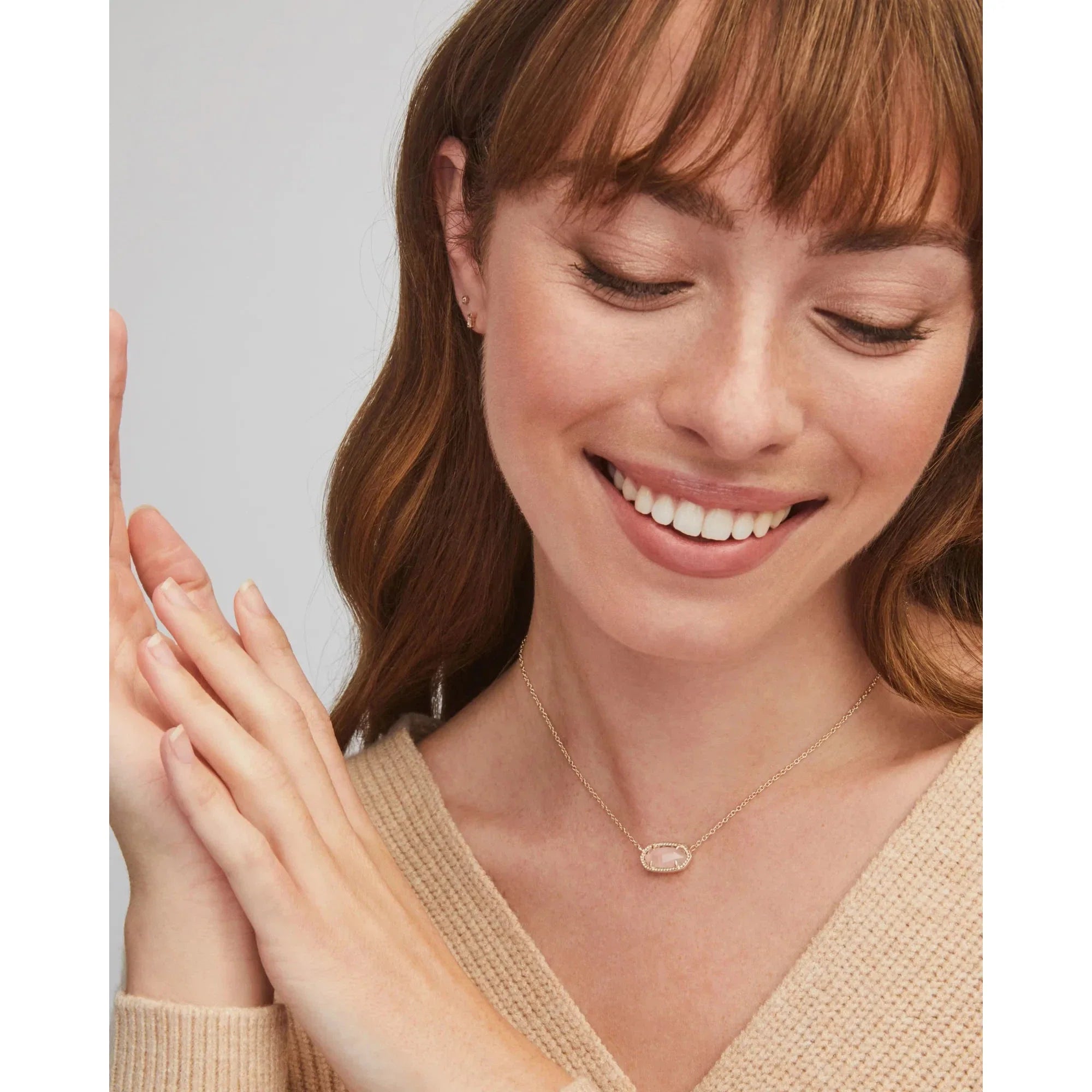 Kendra Scott Elisa Necklace, Rose Quartz