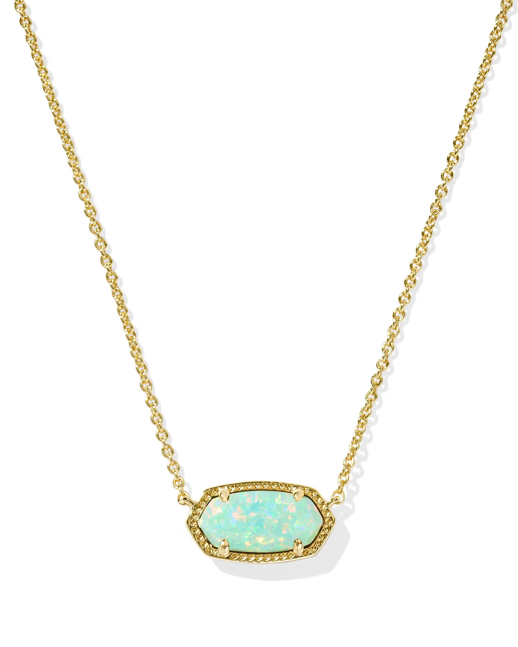 Kendra Scott Elisa Necklace, Green Opal