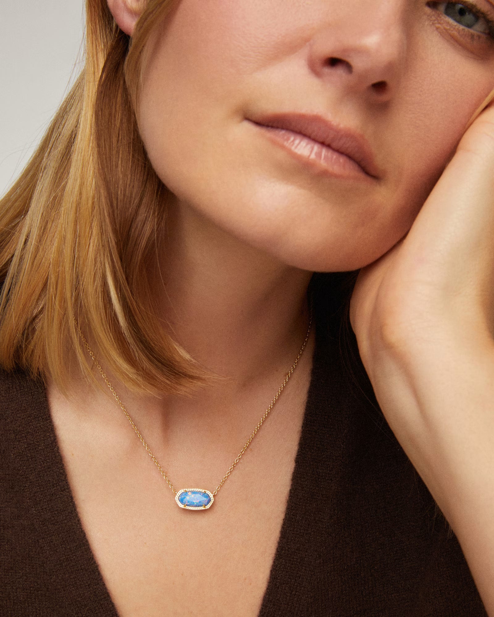 Kendra Scott Elisa Necklace, Periwinkle Opal