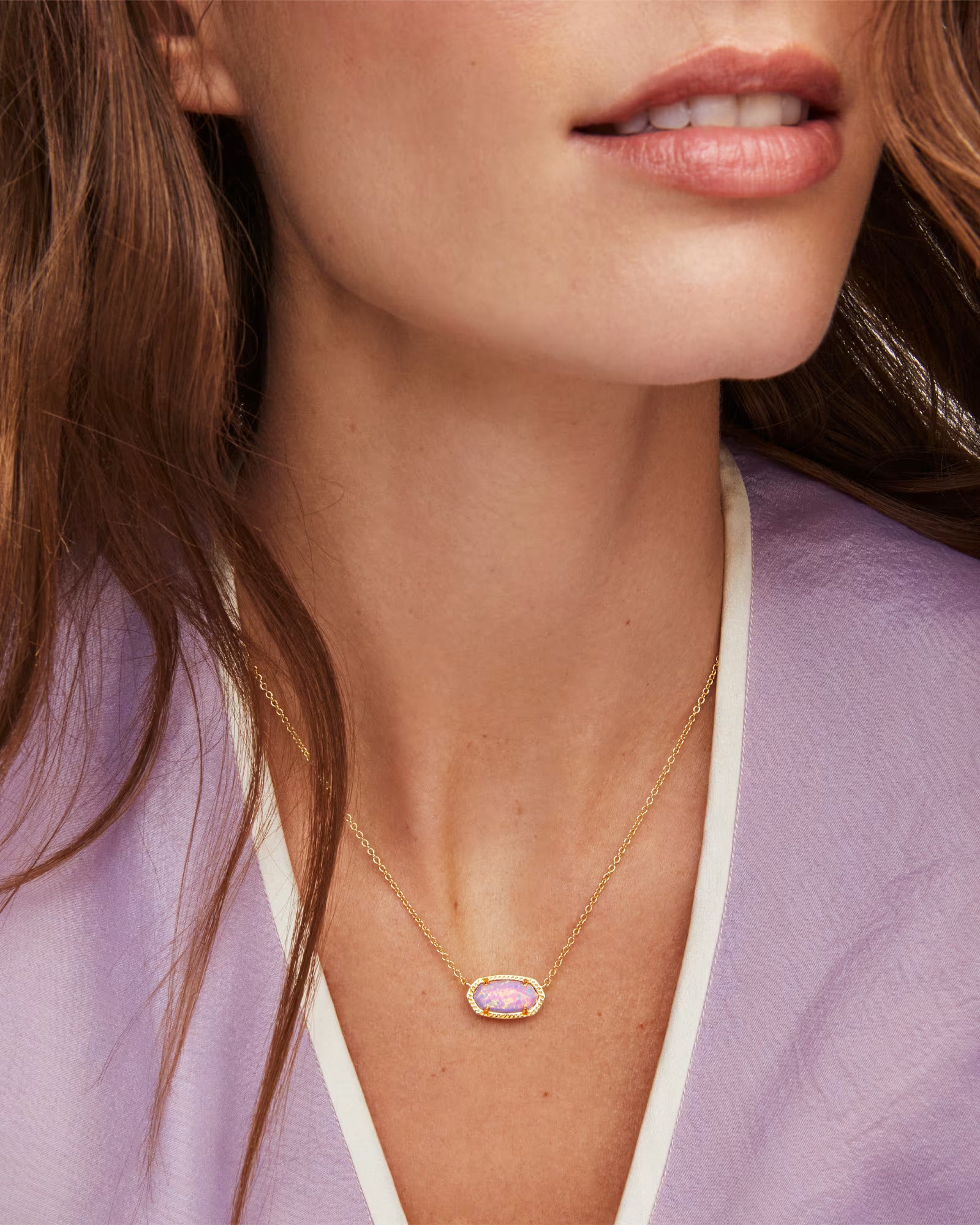 Kendra Scott Elisa Necklace, Lilac Opal