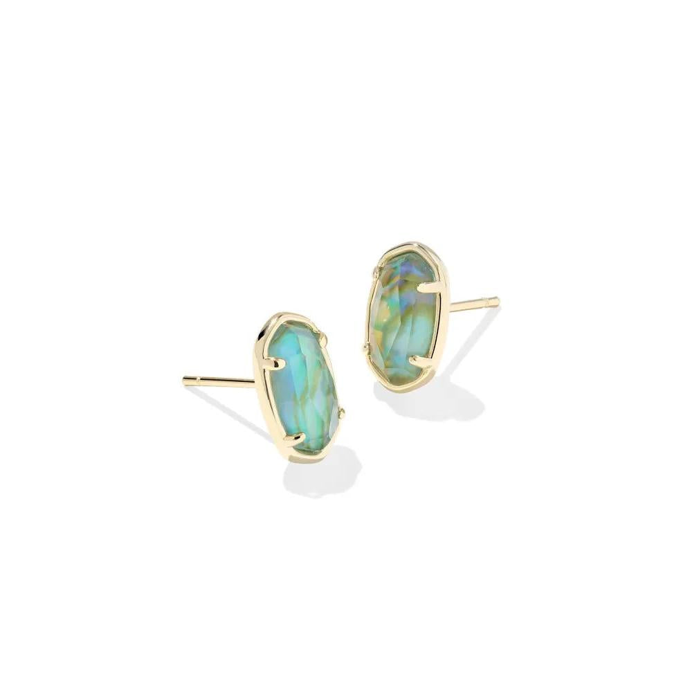 Kendra Scott Grayson Earrings, Deep Aqua Illusion
